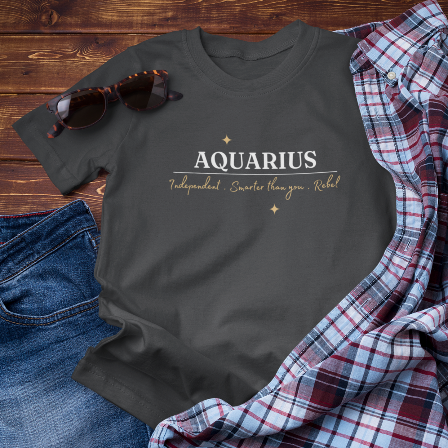 Zodiac Unisex T-Shirt - Aquarius
