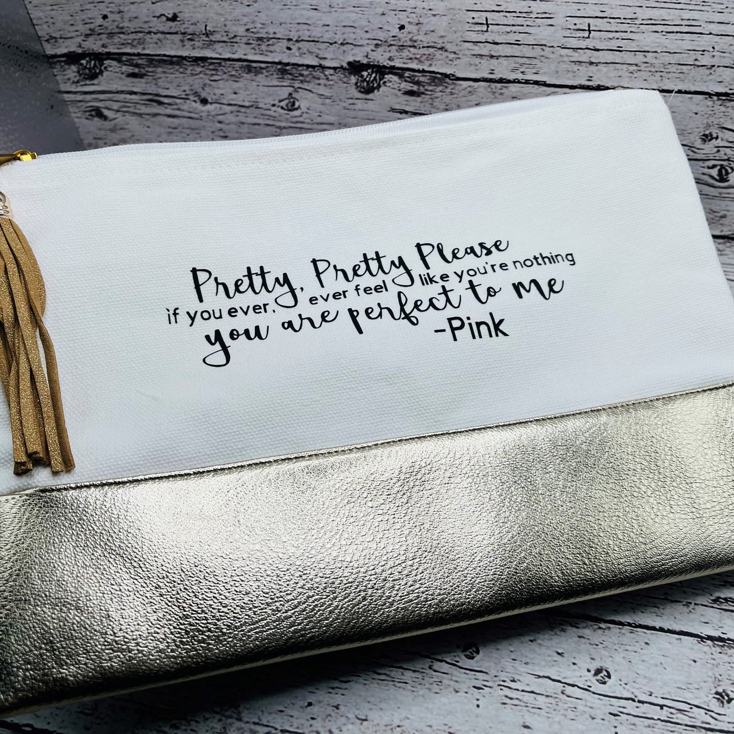 Canvas Inspirational Pouch