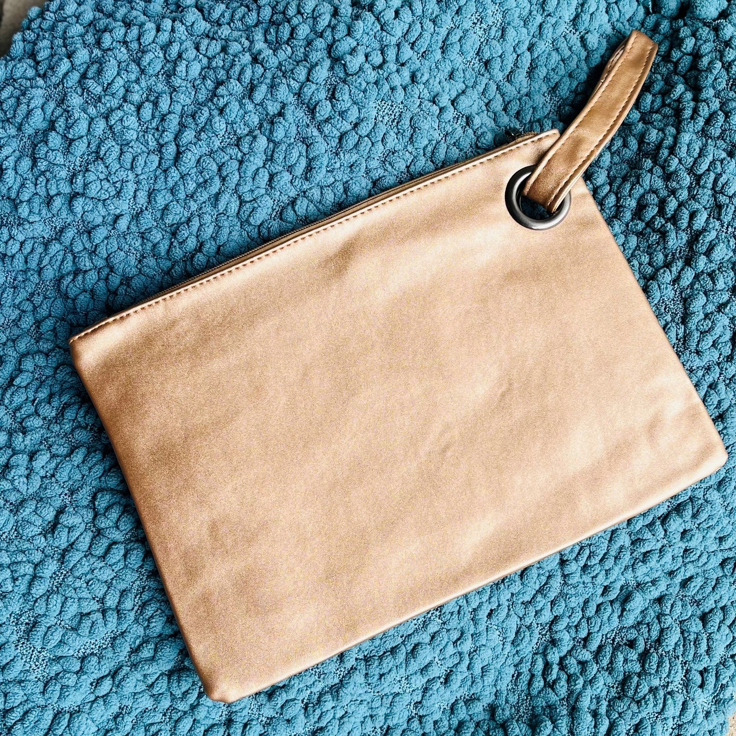 Oversized Leather Clutch